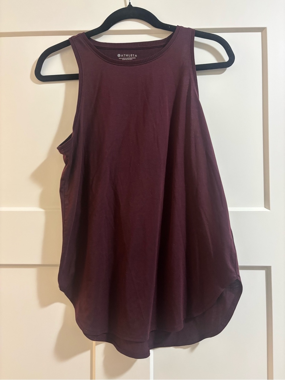 Athleta Swing Tank Top in Burgundy Plum
